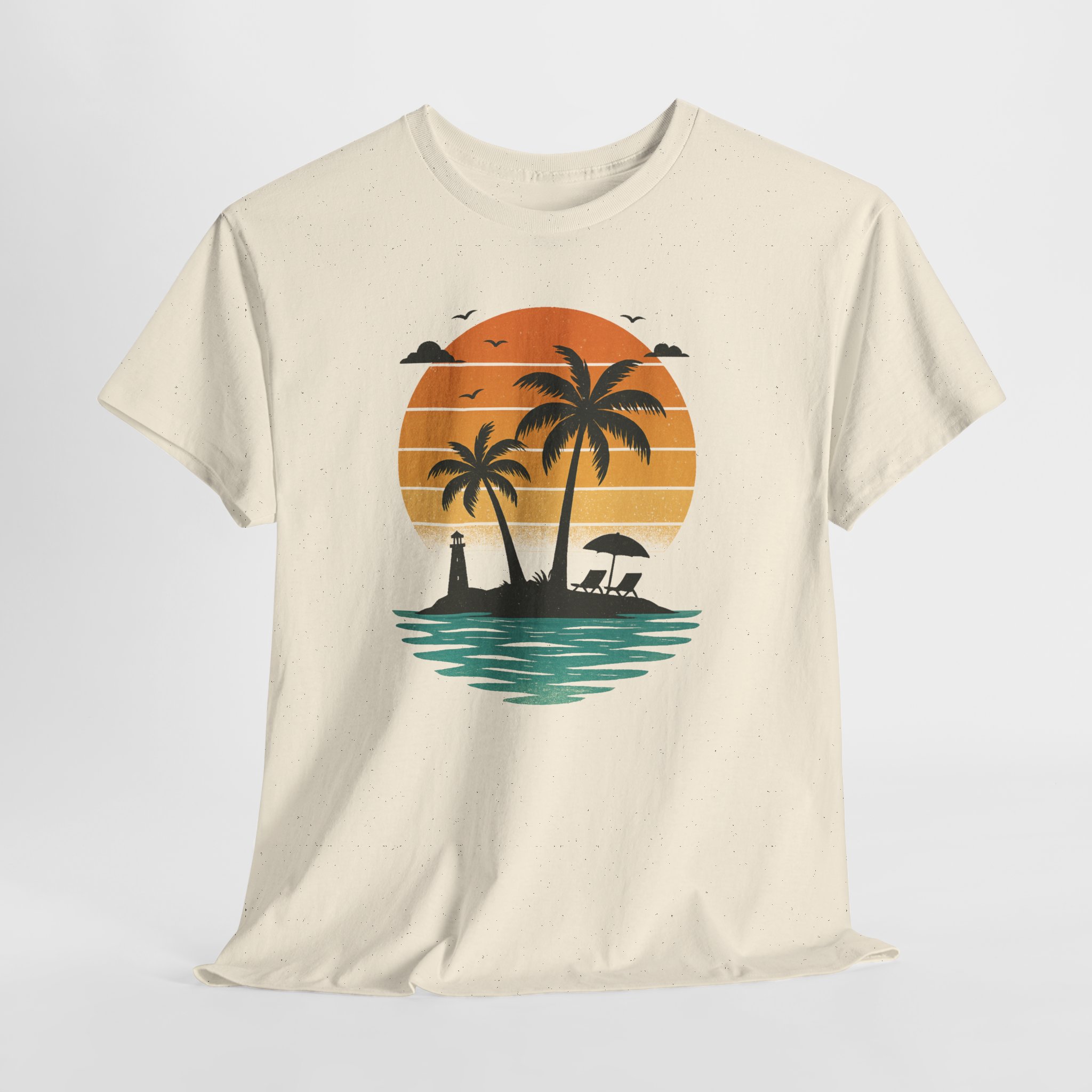 Tropical Sunset T-Shirt — Palm Trees Beach Graphic Tee - Image 6