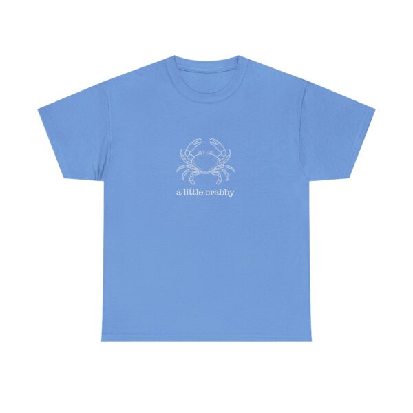 Crab Graphic Tee — "a little crabby" Cute Coastal T-Shirt