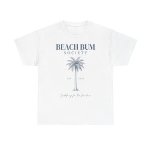 Beach Bum Society T-Shirt — Palm Tree Summer Tee