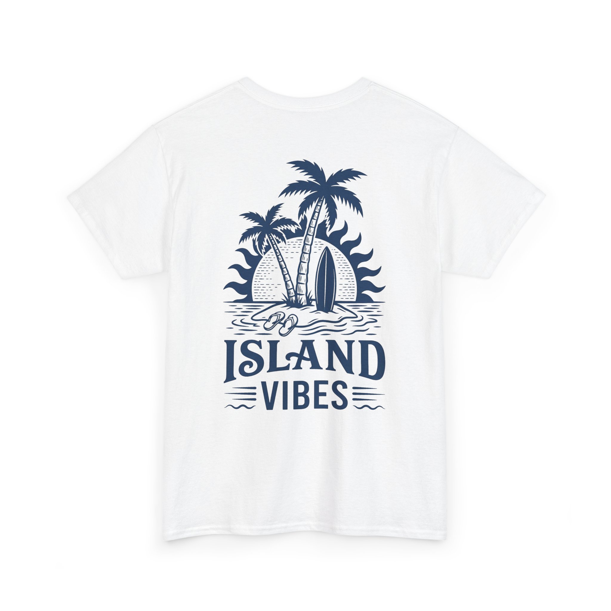 Island Vibes T-Shirt — Tropical Surf Palm Tree Tee - Image 4