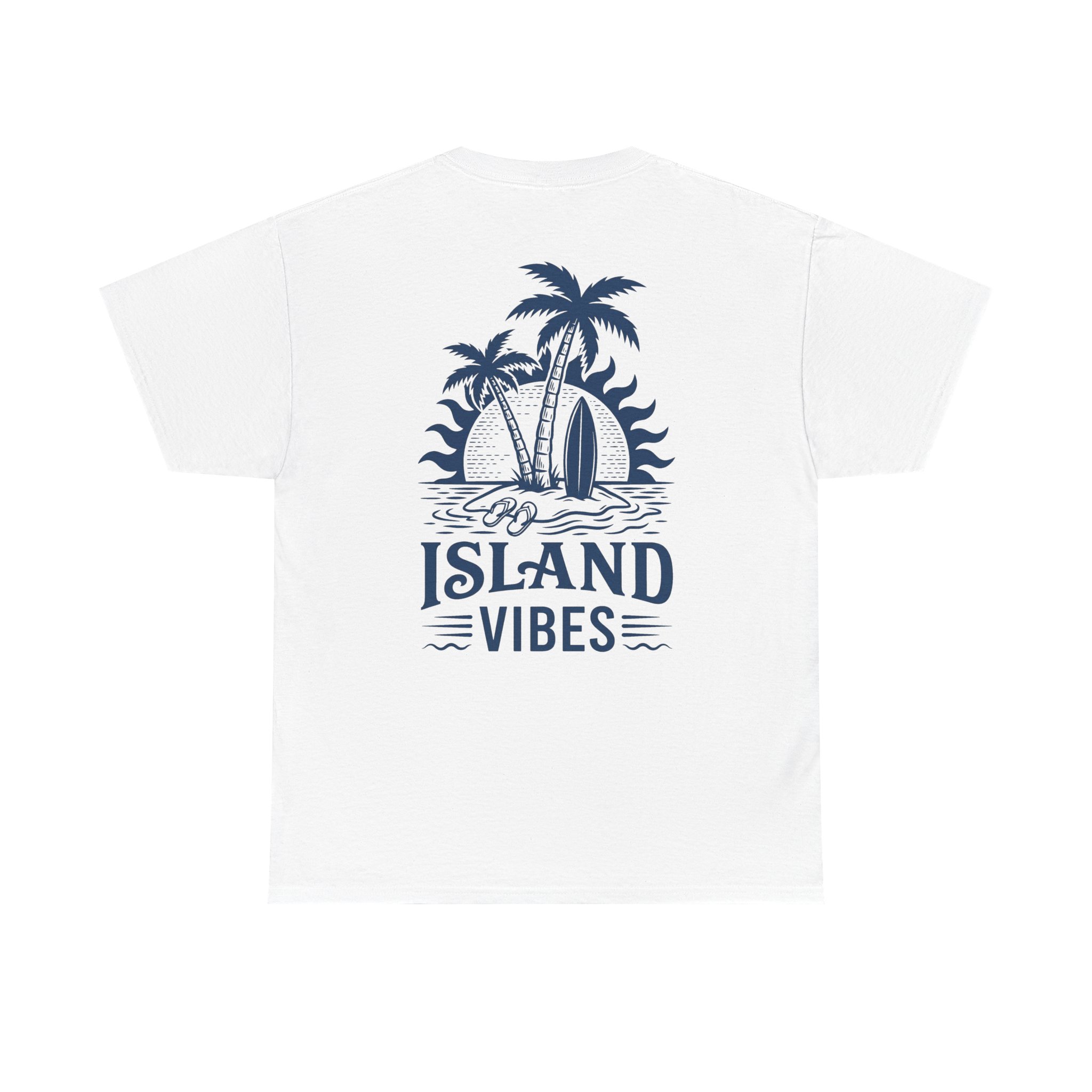 Island Vibes T-Shirt — Tropical Surf Palm Tree Tee - Image 2
