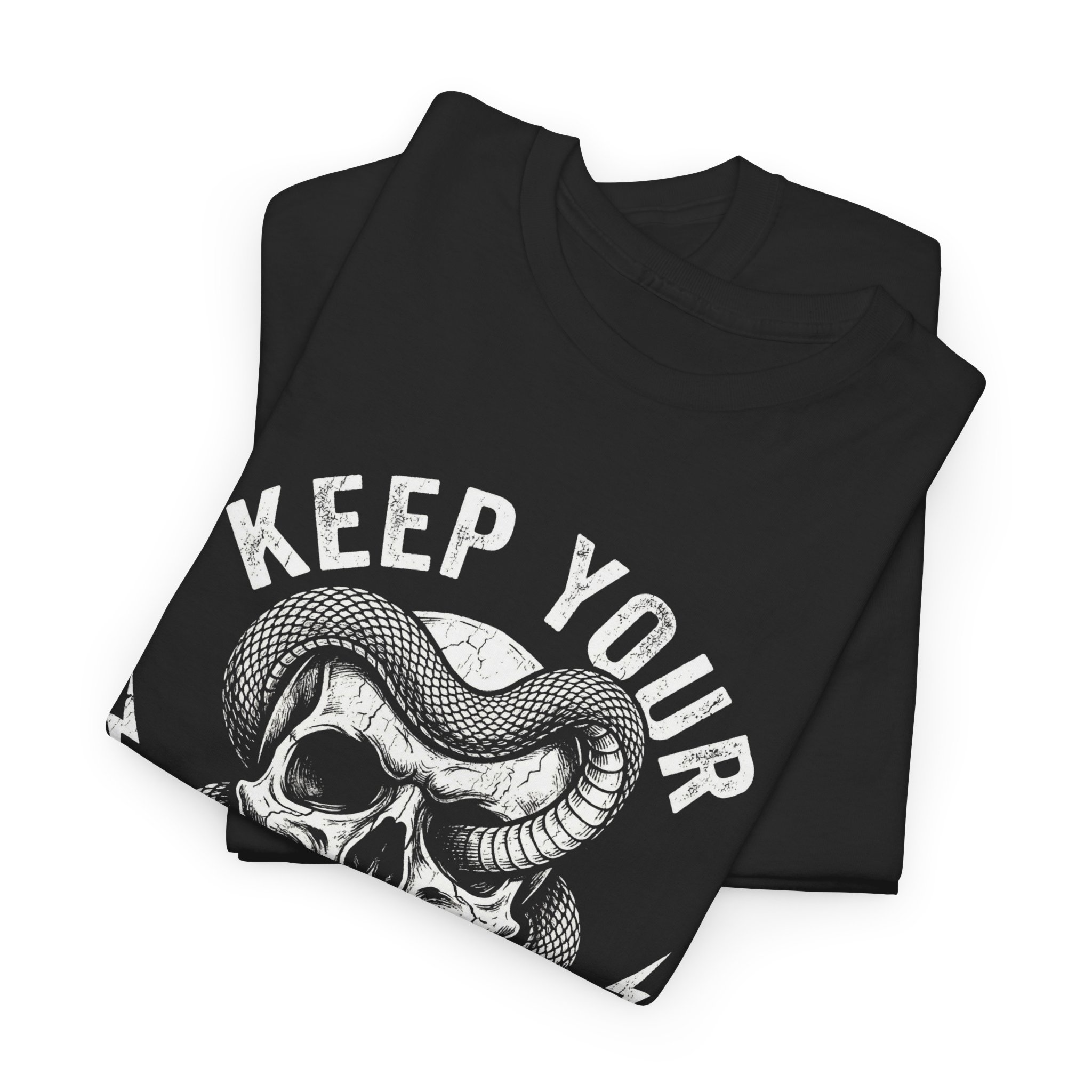 Keep Your Enemies Closer Skull T‑Shirt - Image 5