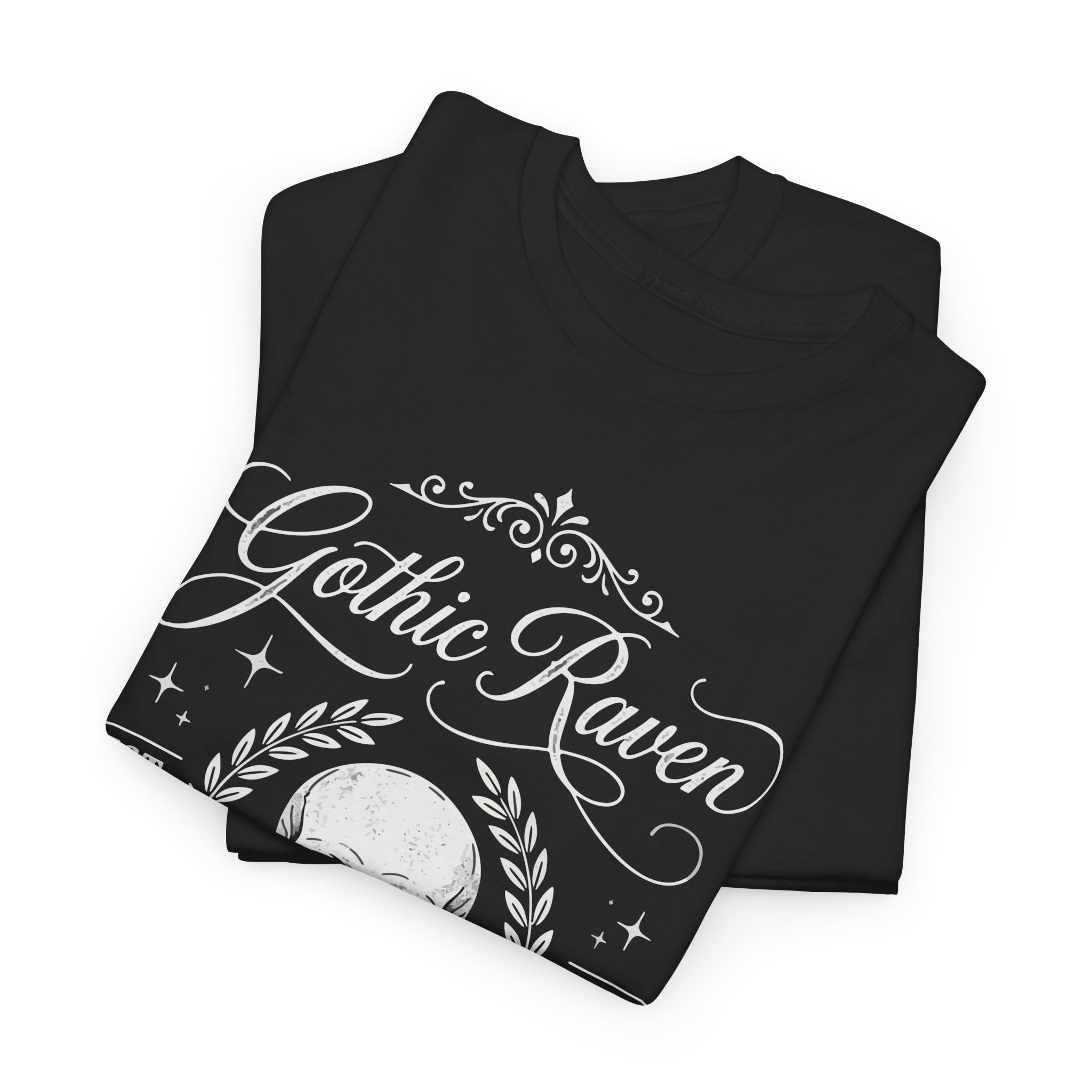 Gothic Raven Skull Tee — "Gothic Raven Society of Shadows" Graphic Shirt - Image 5