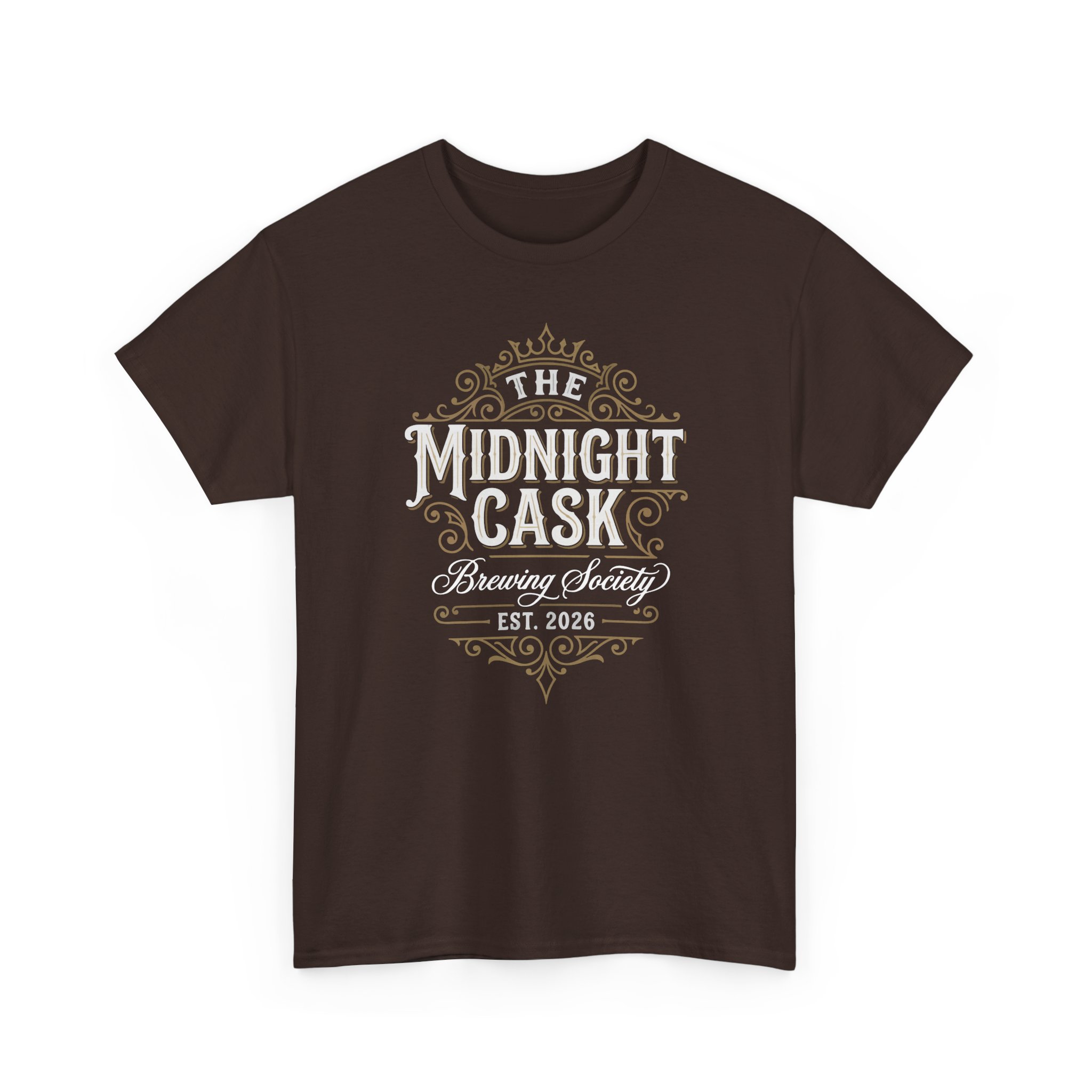 Midnight Cask Brewing Society Tee — Vintage Brewery Logo T‑Shirt - Image 3