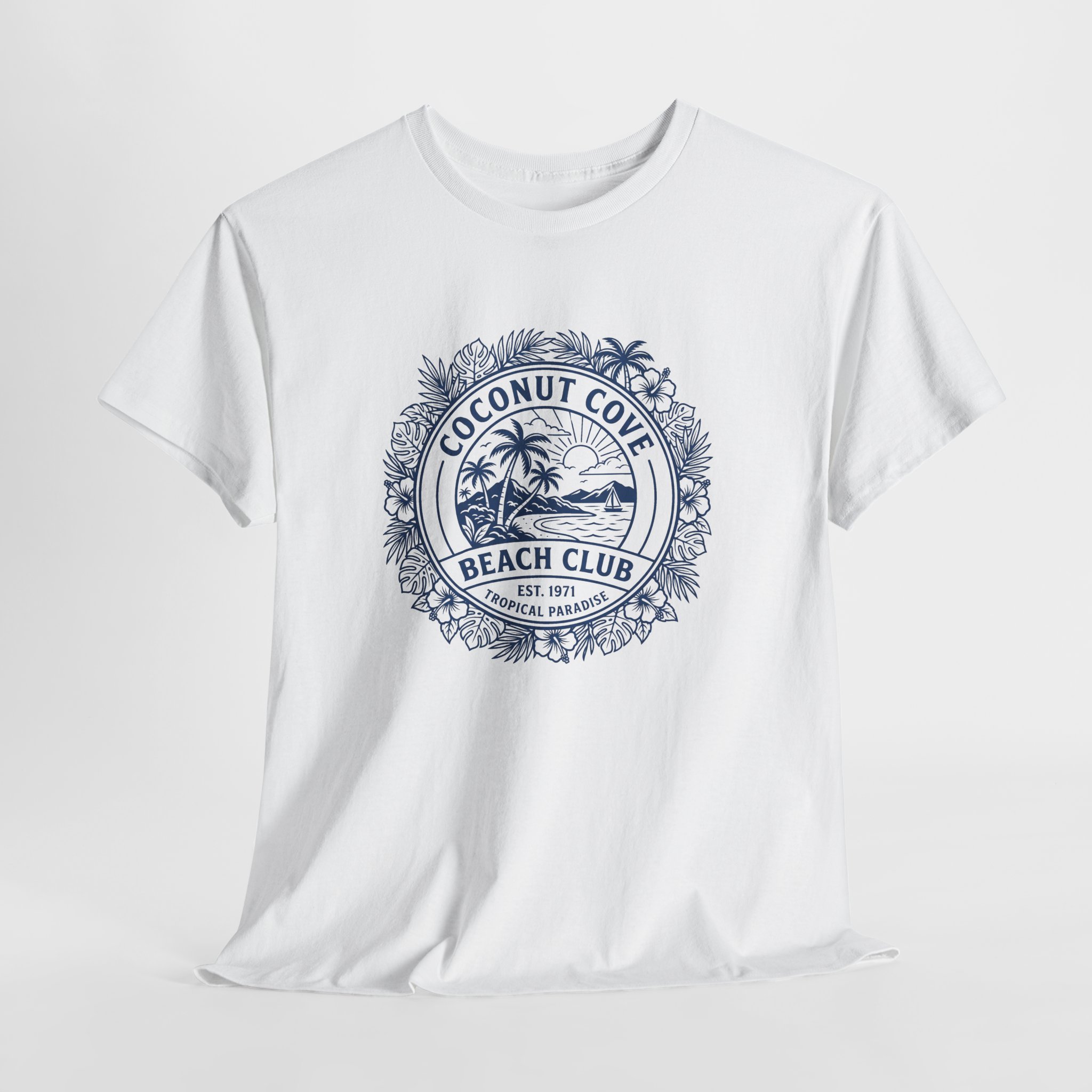 Coconut Cove Beach Club T-Shirt — Vintage Palm Beach Graphic Tee - Image 6