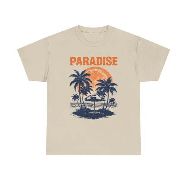 Paradise Palm T-Shirt — Vintage Sunset Beach Tee