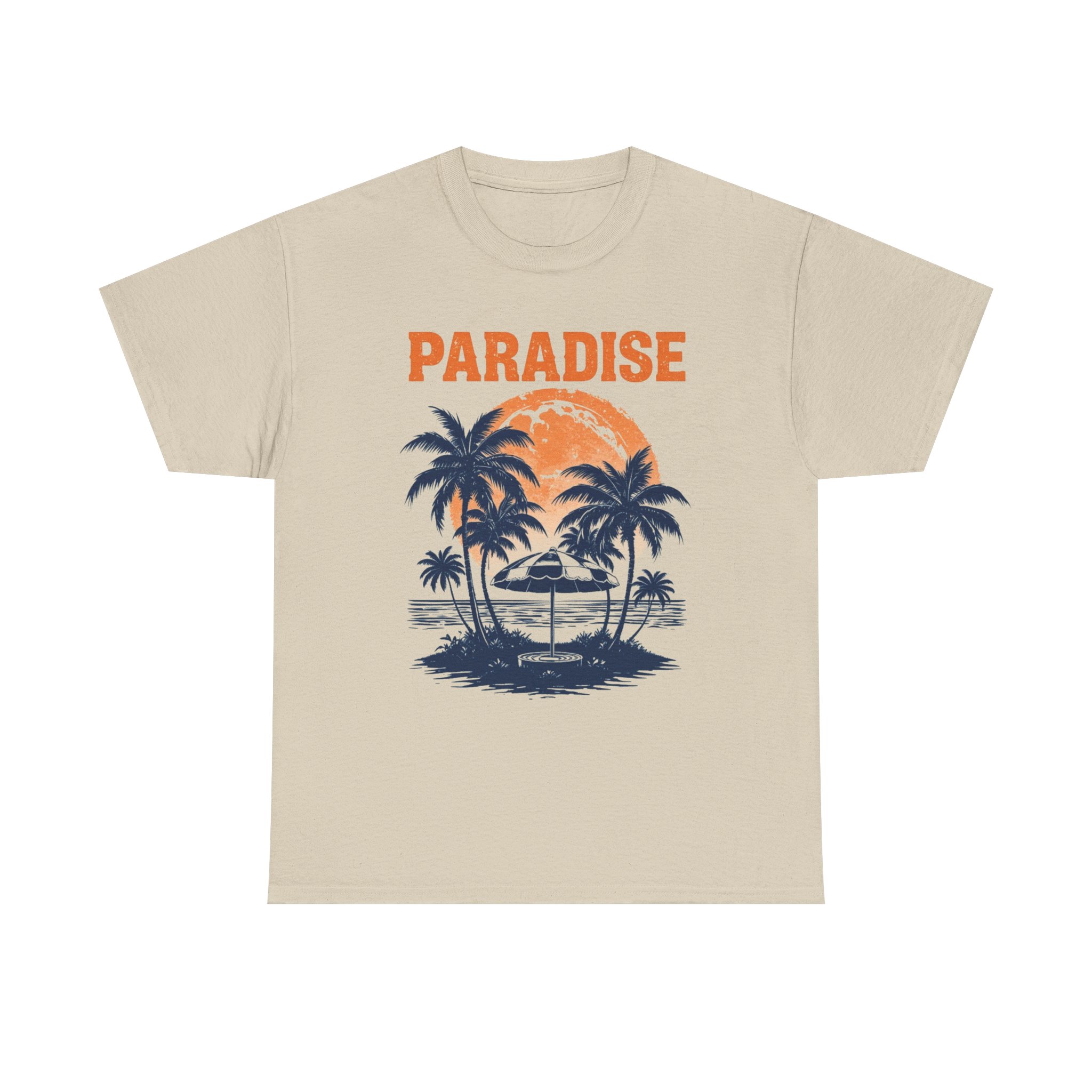Paradise Palm T-Shirt — Vintage Sunset Beach Tee