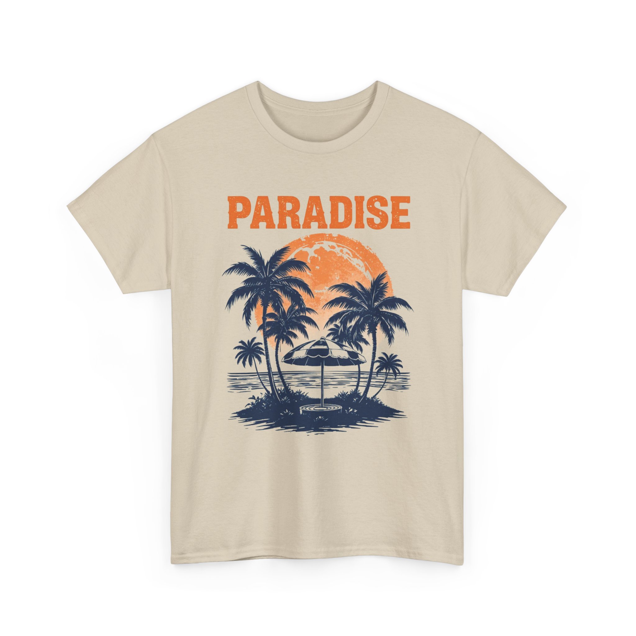 Paradise Palm T-Shirt — Vintage Sunset Beach Tee - Image 3