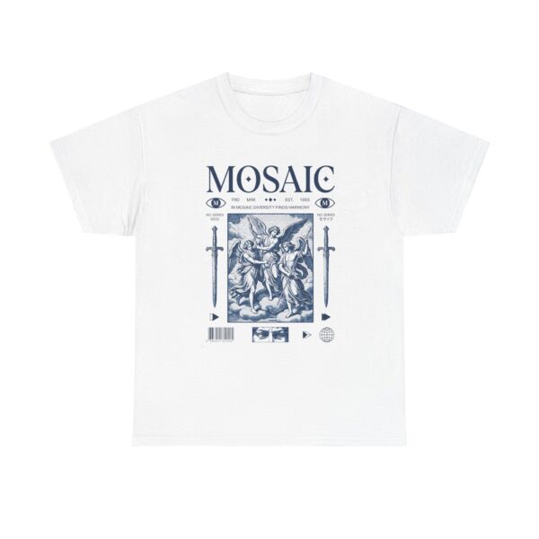 Mosaic Angel Graphic Tee — Vintage Renaissance Art T-Shirt