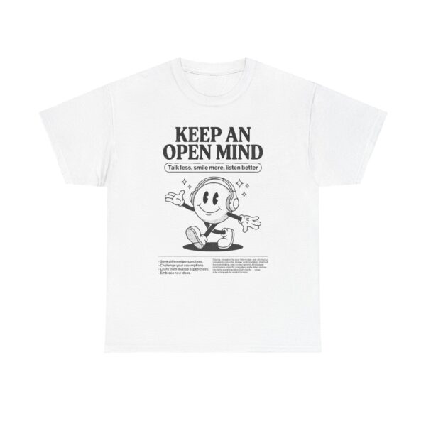 Keep An Open Mind Tee — Positive Mindset Graphic T-Shirt