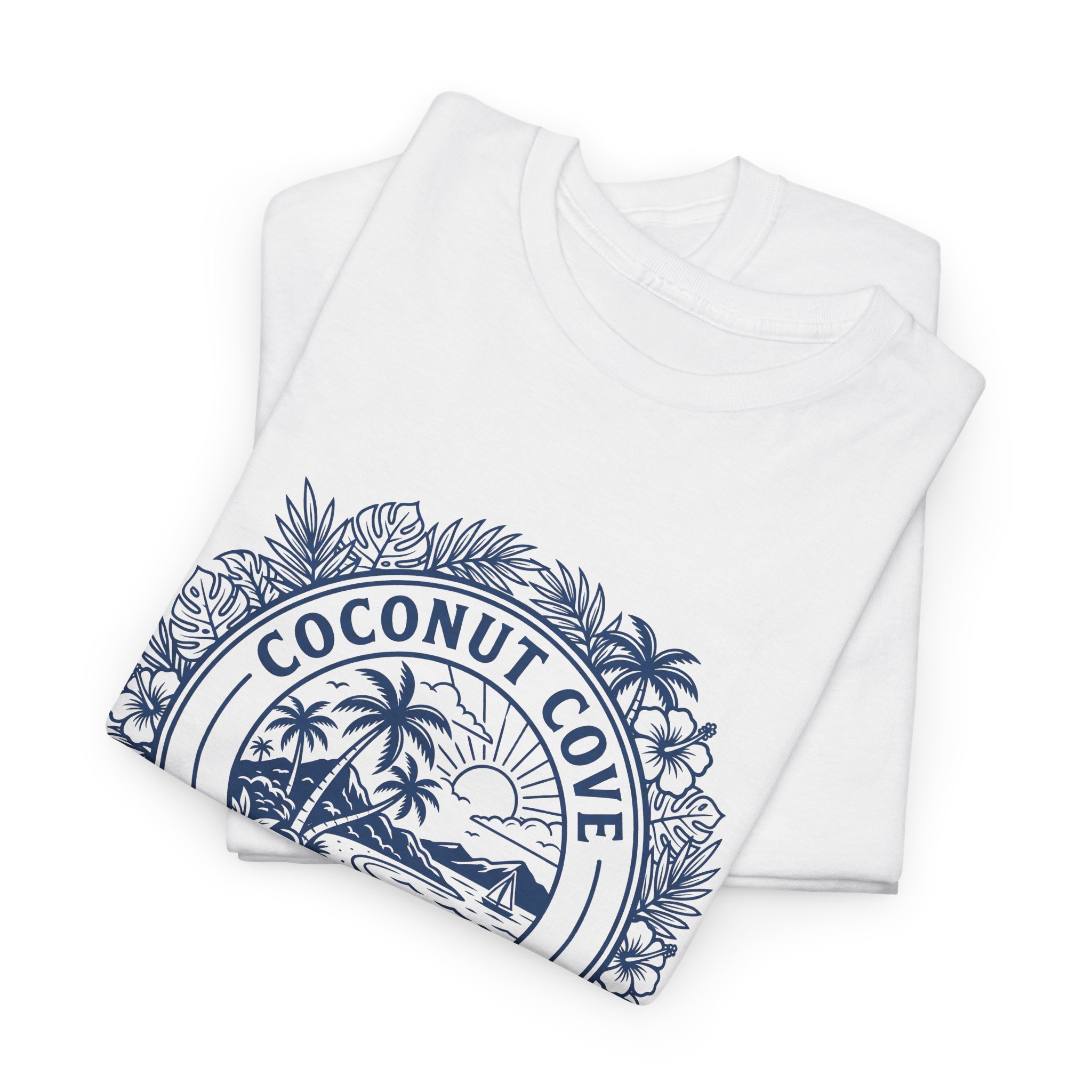 Coconut Cove Beach Club T-Shirt — Vintage Palm Beach Graphic Tee - Image 5