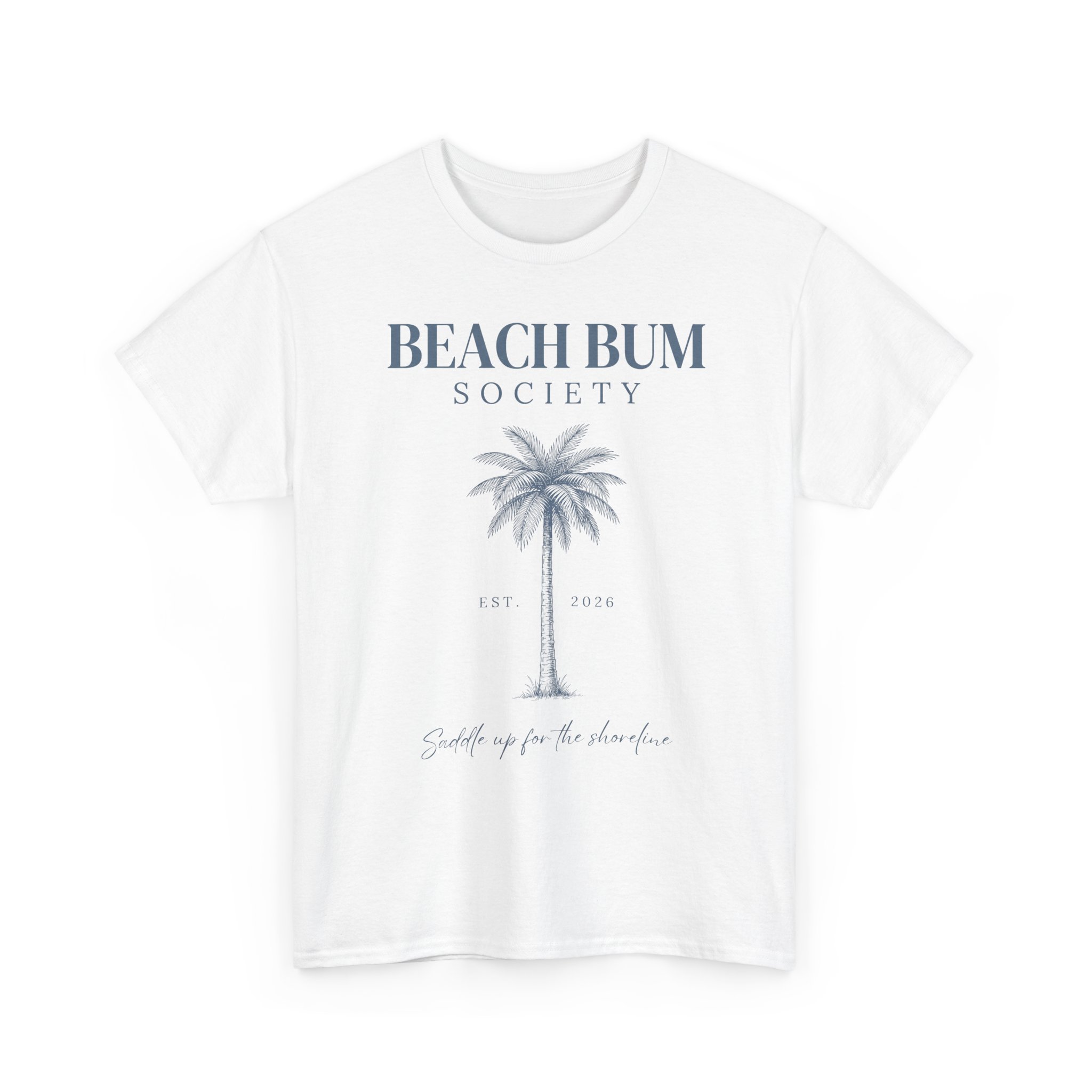 Beach Bum Society T-Shirt — Palm Tree Summer Tee - Image 3