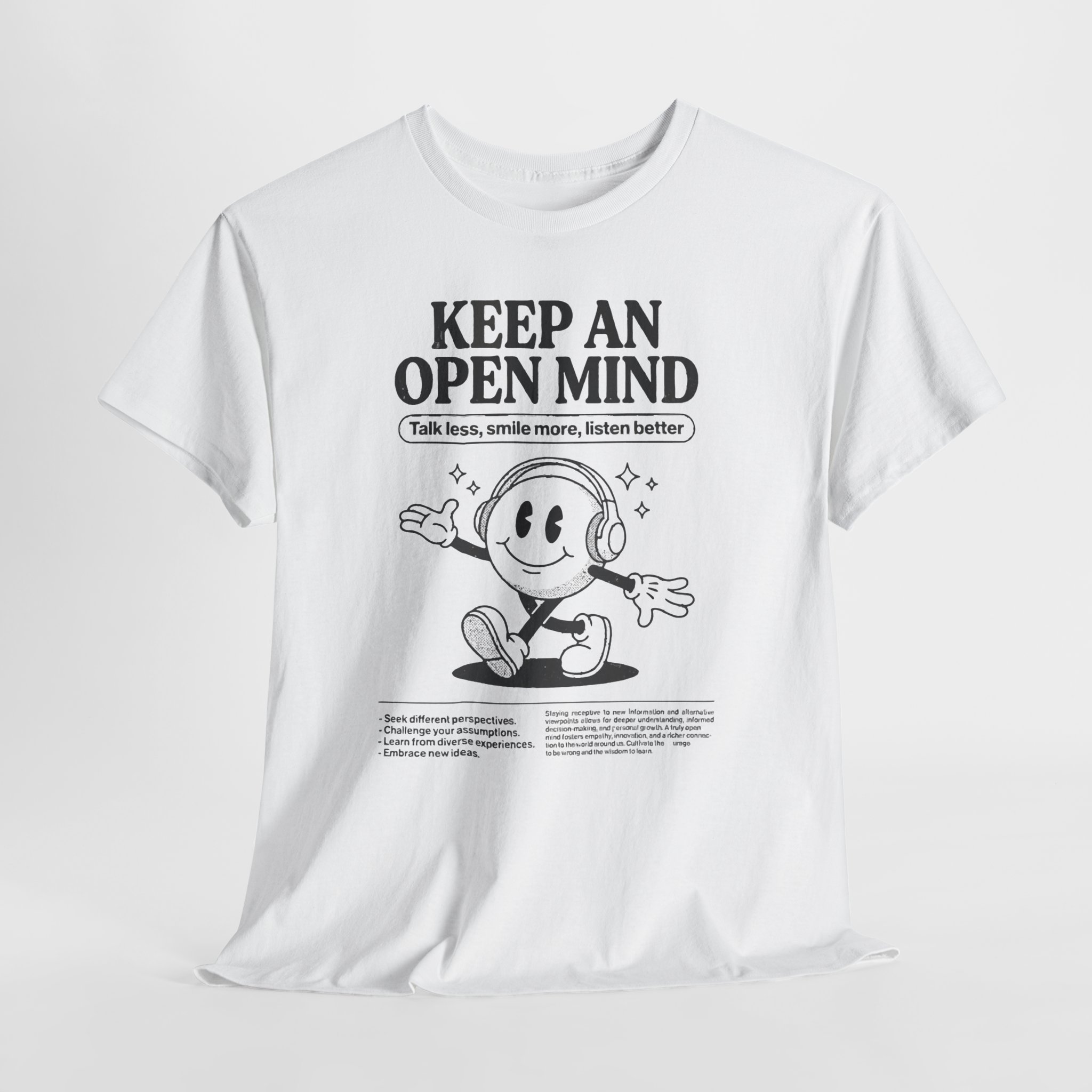 Keep An Open Mind Tee — Positive Mindset Graphic T-Shirt - Image 6