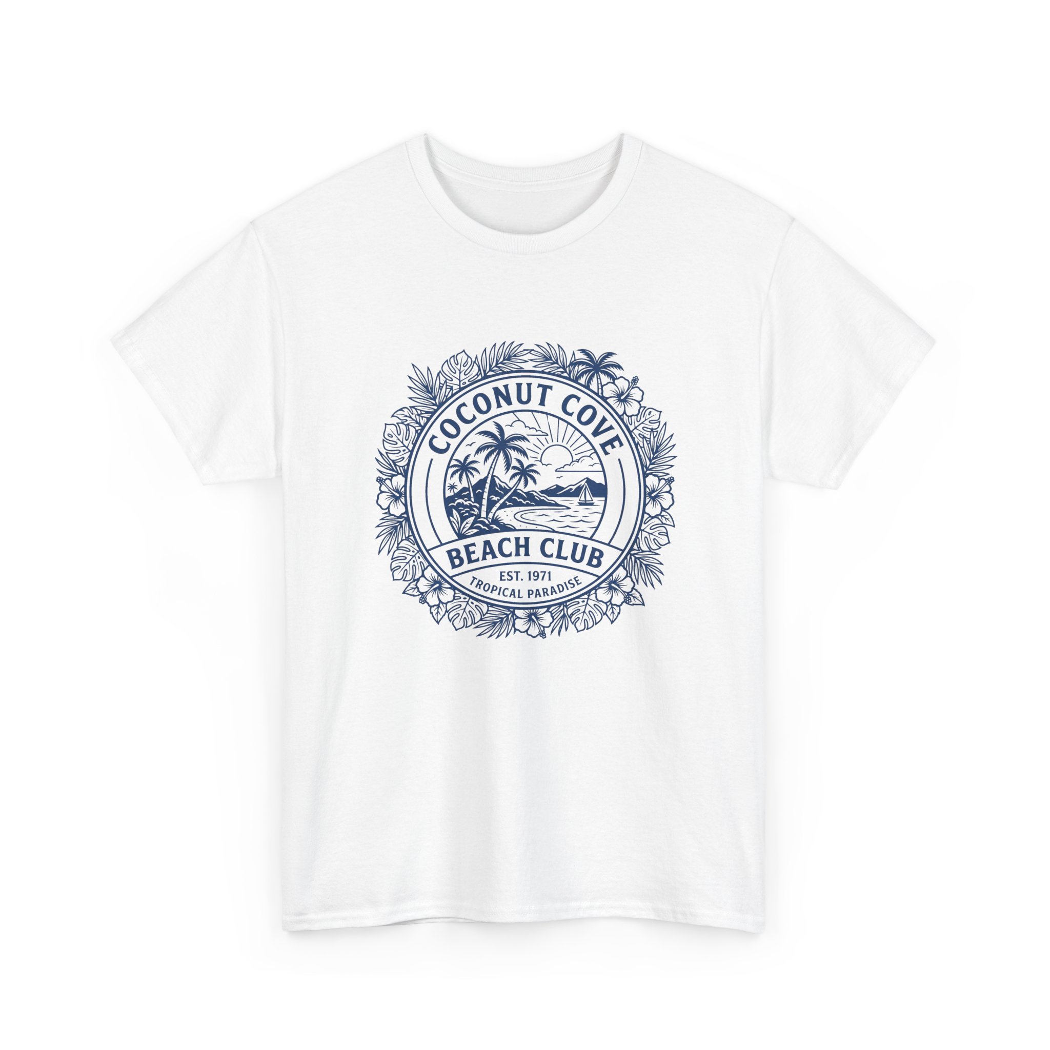 Coconut Cove Beach Club T-Shirt — Vintage Palm Beach Graphic Tee - Image 3