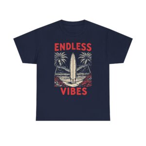 Endless Vibes Surf Tee — Retro Palm Beach T-Shirt