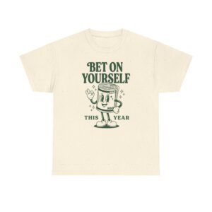 Bet On Yourself Tee — Motivational Vintage Jackpot Graphic T-Shirt