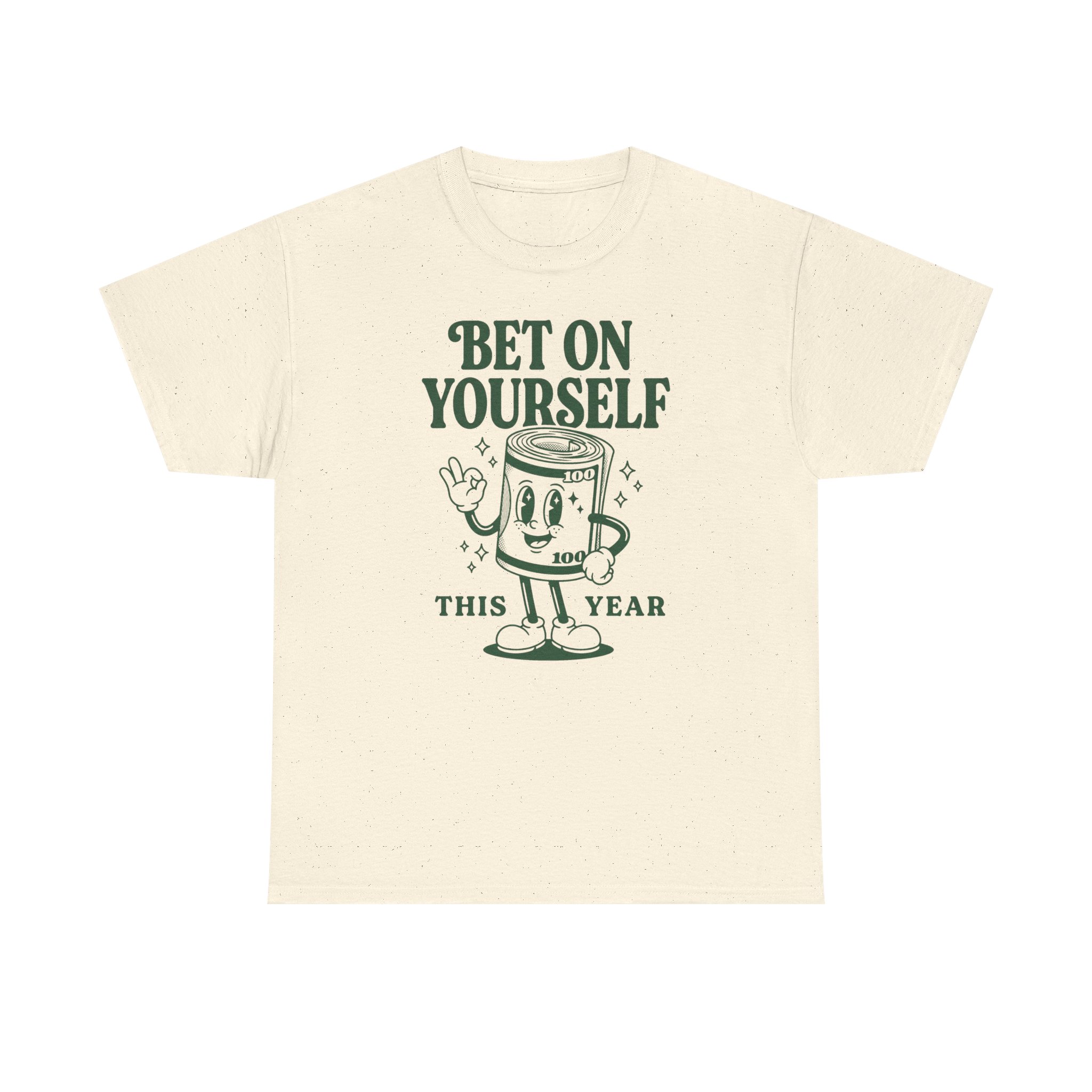 Bet On Yourself Tee — Motivational Vintage Jackpot Graphic T-Shirt