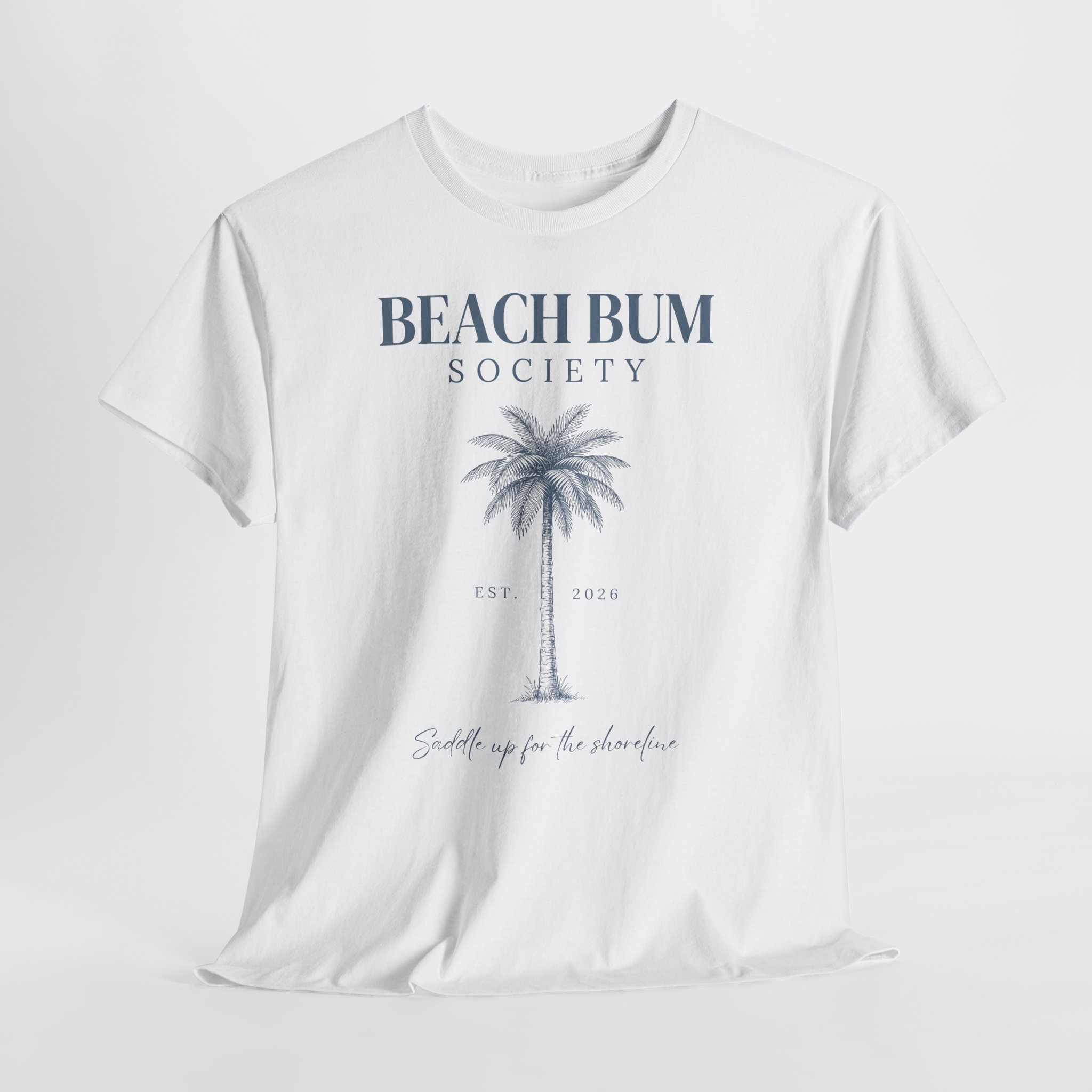 Beach Bum Society T-Shirt — Palm Tree Summer Tee - Image 6