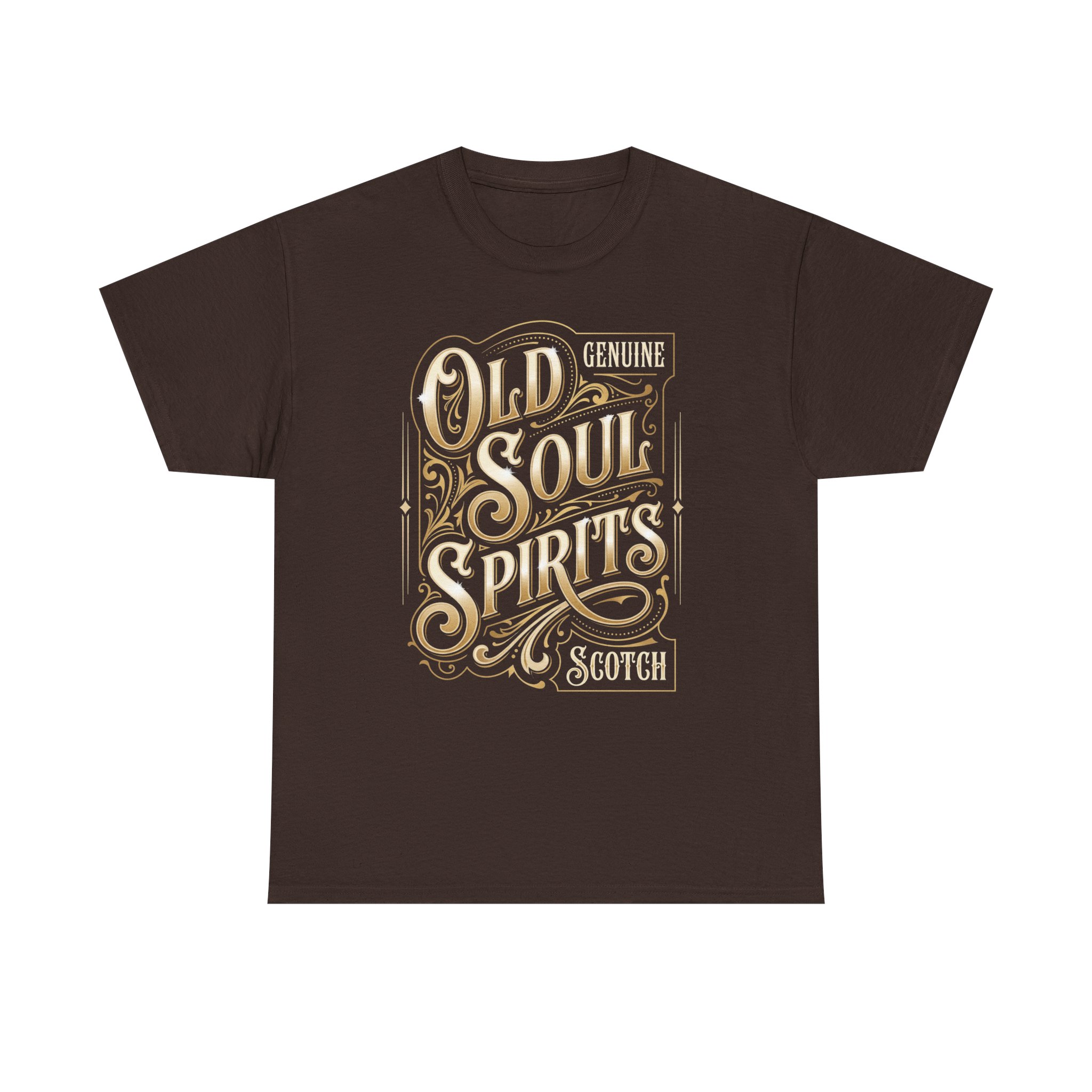 Old Soul Spirits Scotch T-Shirt — Vintage Distillery Graphic Tee