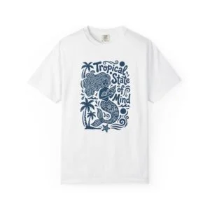 T-Shirt — "Tropical State of Mind" Mermaid Graphic Tee