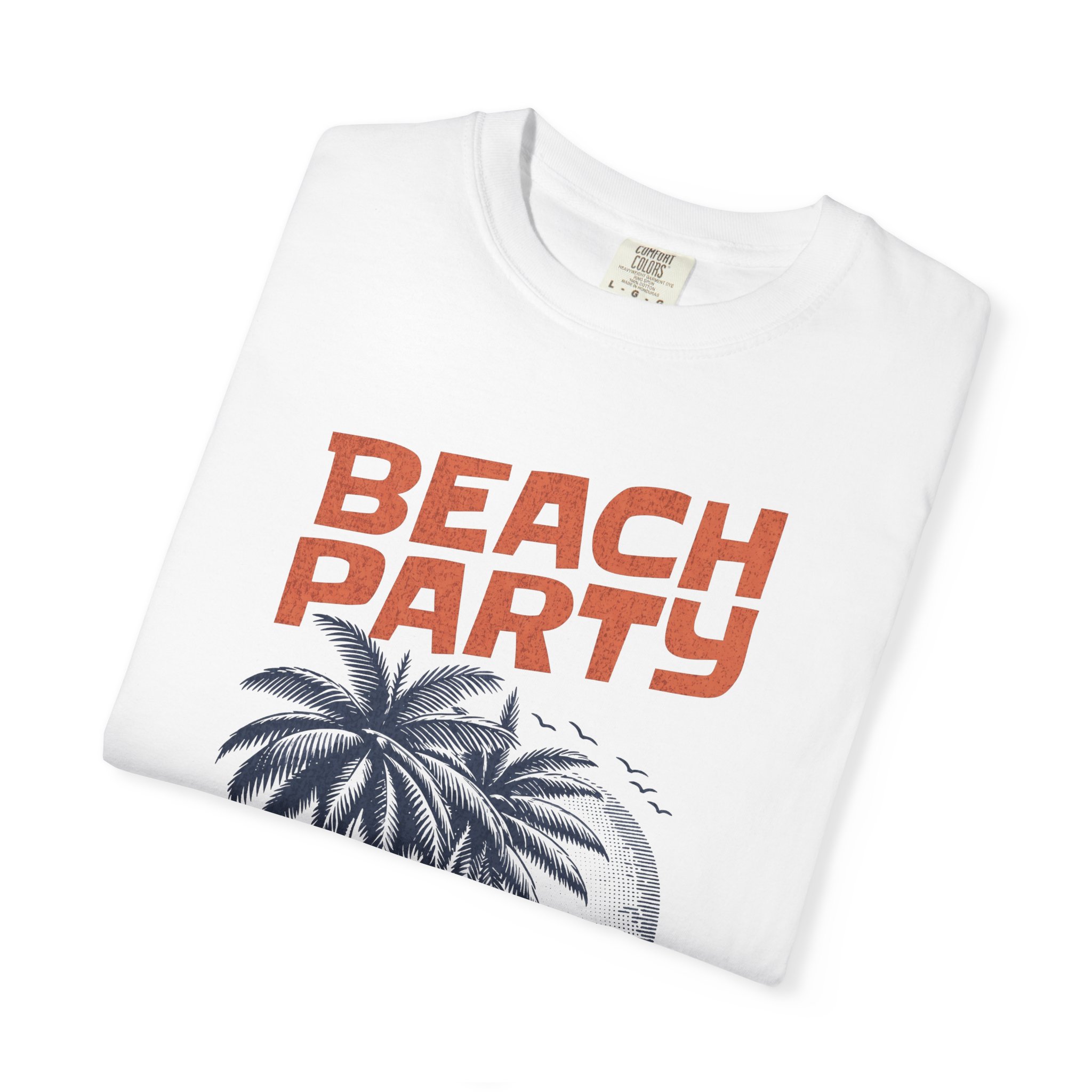 Beach Party T-Shirt — Vintage Palm Tree Surf Van Graphic - Image 3