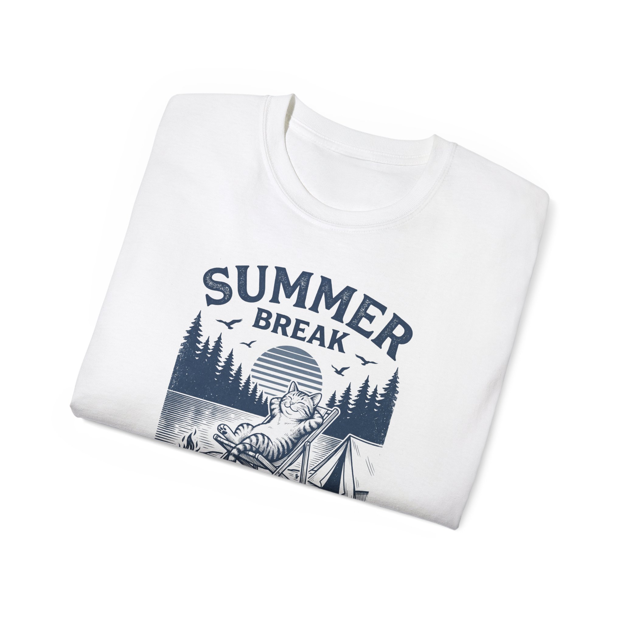 Summer Break Camping T-Shirt — 'Summer Break' Outdoor Camp Club Tee - Image 4