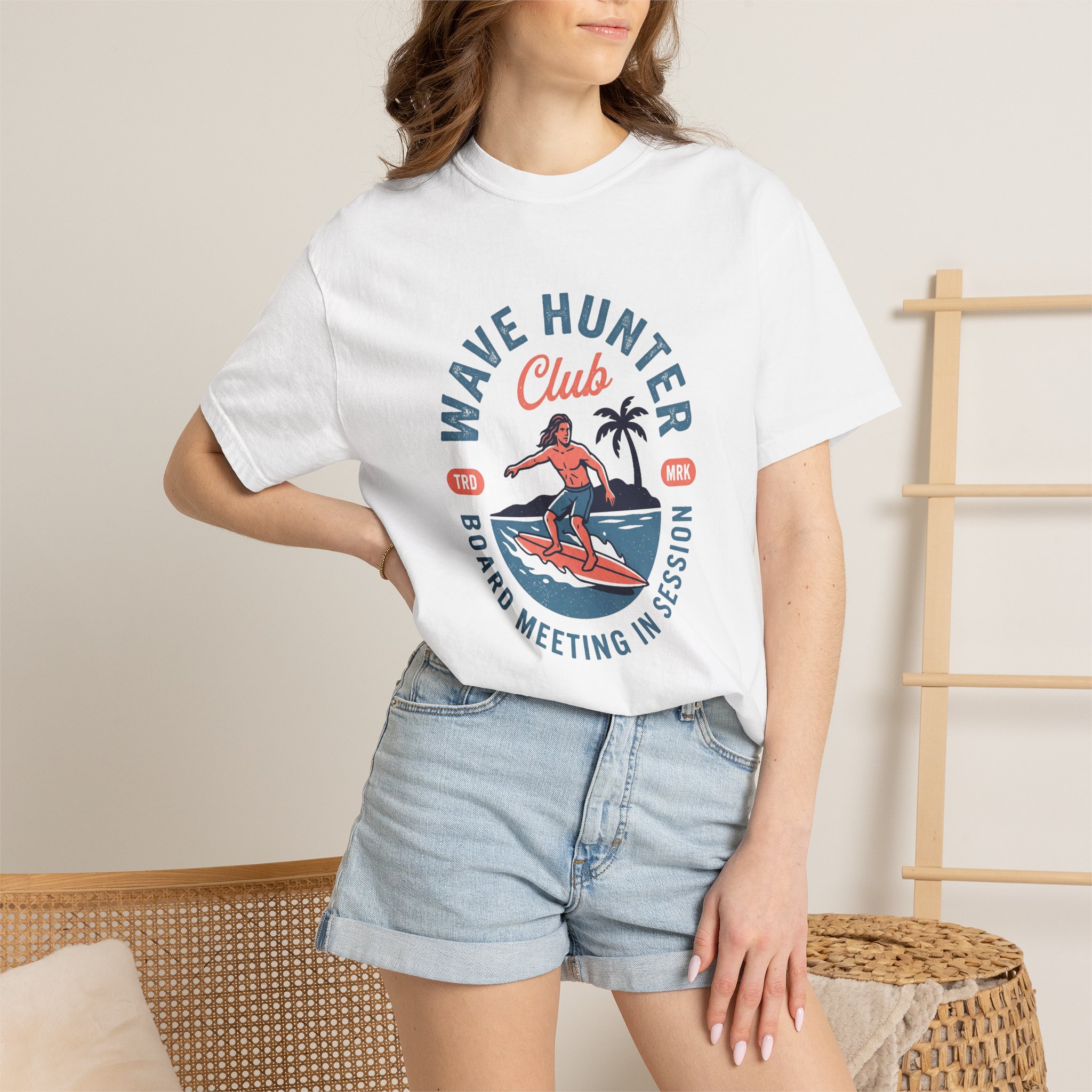 Surf Club T-Shirt — "Wave Hunter" Graphic Tee - Image 4