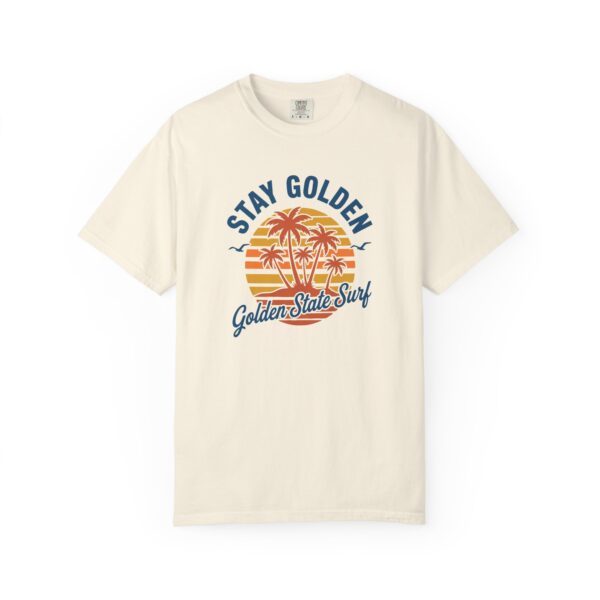 Stay Golden Surf T-Shirt — Golden State Vintage Palm Tee