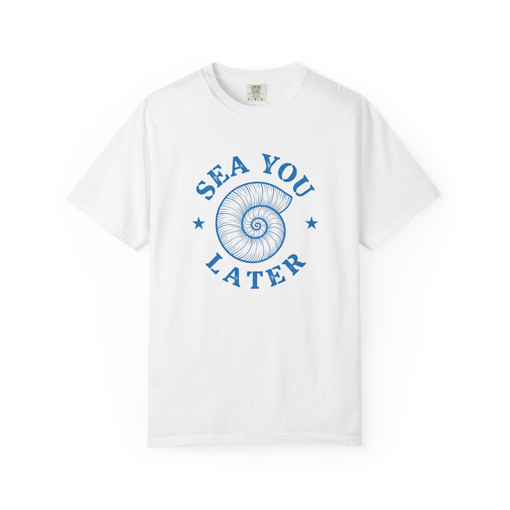 Sea You Later T-Shirt — Nautical Seashell Graphic Tee