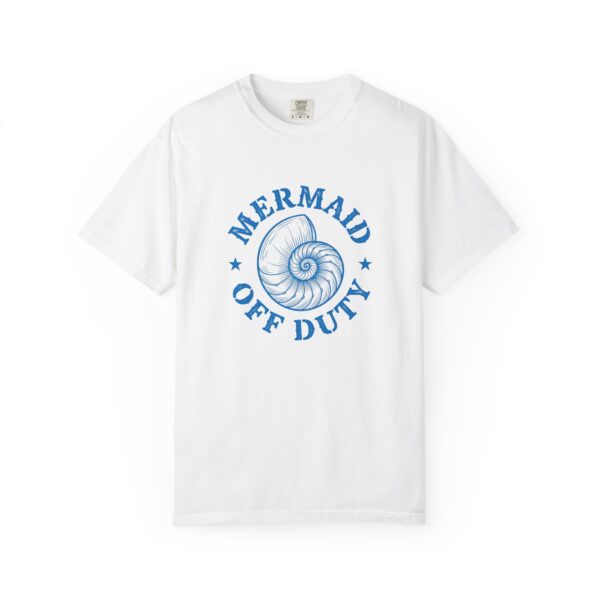 Mermaid Off Duty T-Shirt — Nautical Shell Graphic Tee