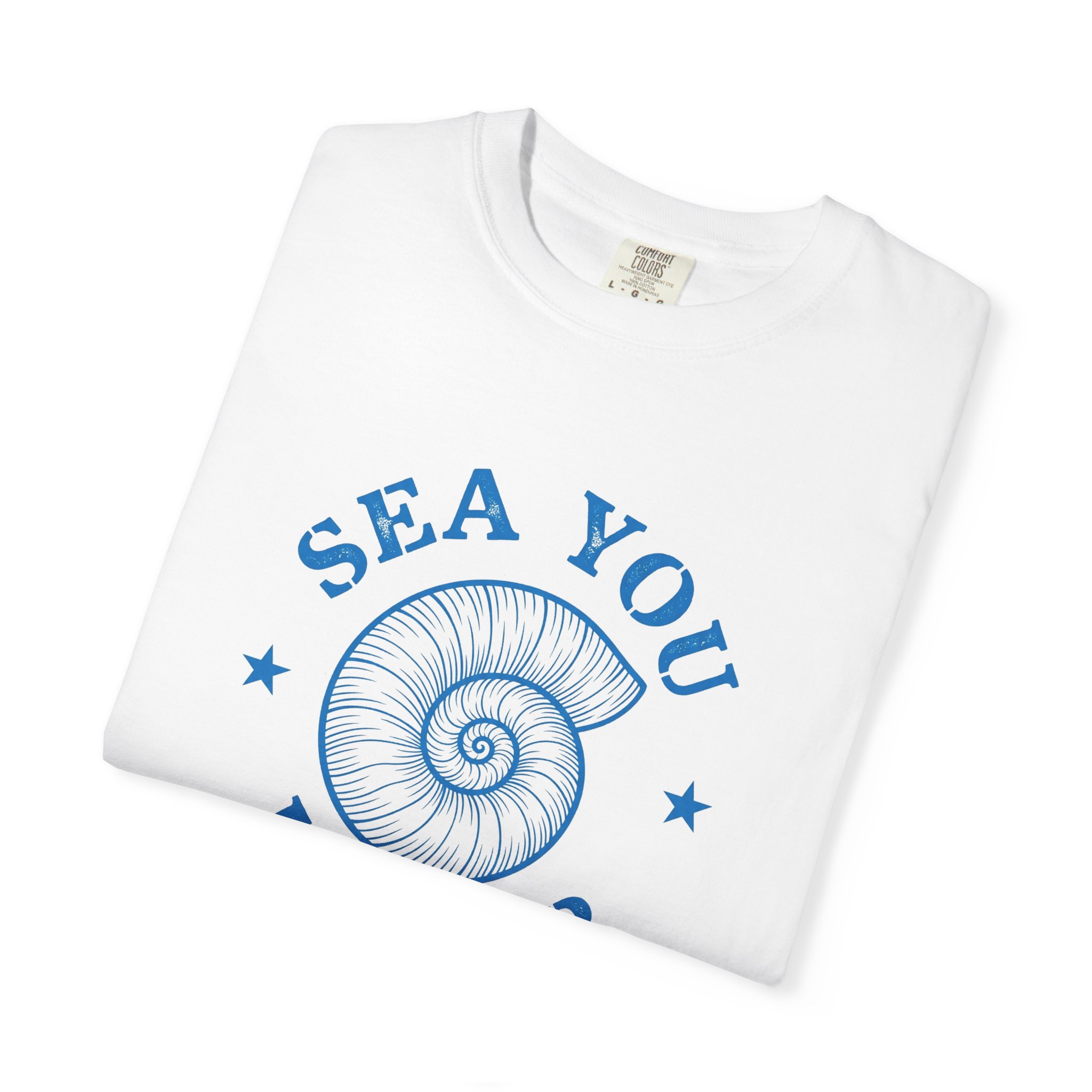 Sea You Later T-Shirt — Nautical Seashell Graphic Tee - Image 3