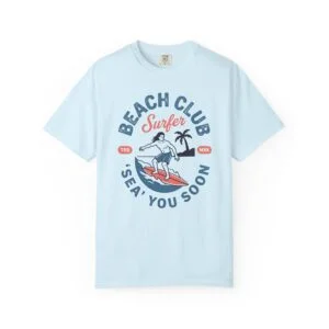 Beach Club Surfer T-Shirt — "Sea You Soon" Graphic Tee