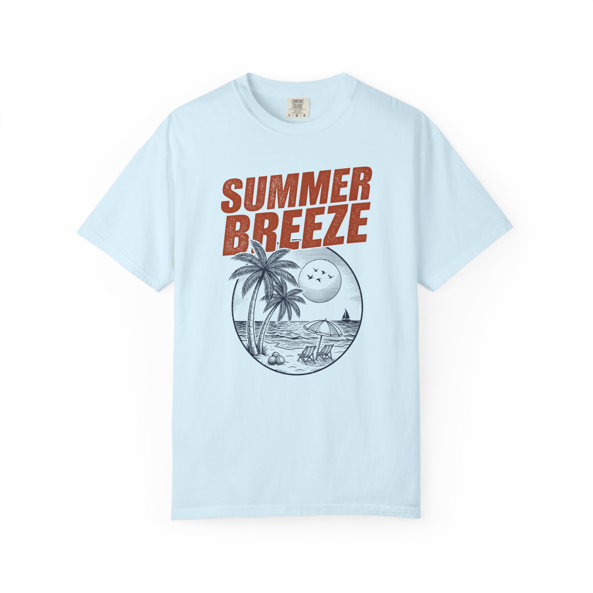 Summer Breeze T-Shirt — Vintage Palm Beach Graphic Tee