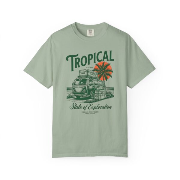 T-Shirt — Tropical "State of Exploration" Vintage Camper Tee