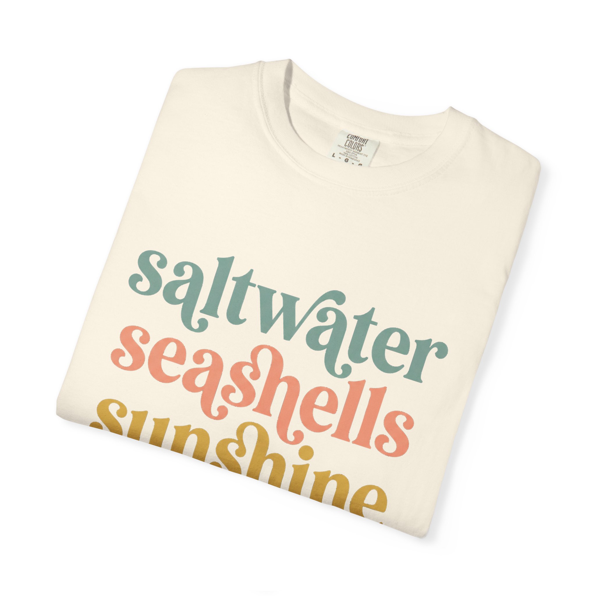 Saltwater Seashells Sunshine T-Shirt - Image 3