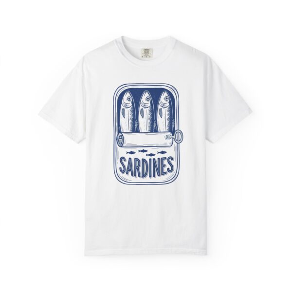 Sardines Graphic T-Shirt — Vintage Nautical Fish Can Tee