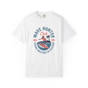 Surf Club T-Shirt — "Wave Hunter" Graphic Tee