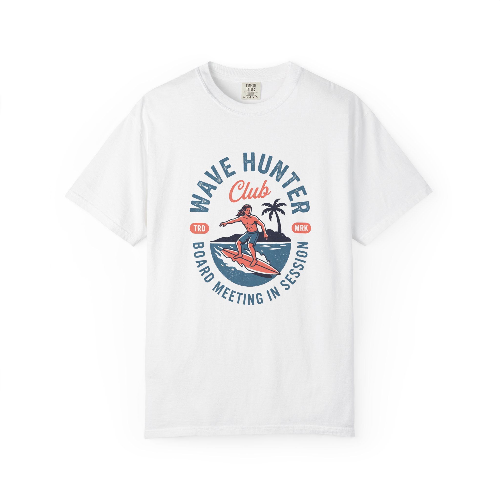 Surf Club T-Shirt — "Wave Hunter" Graphic Tee