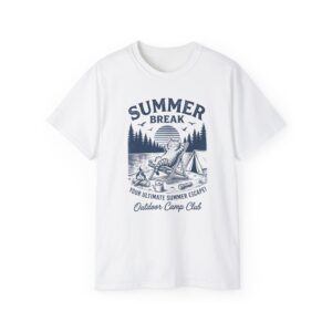 Summer Break Camping T-Shirt — 'Summer Break' Outdoor Camp Club Tee
