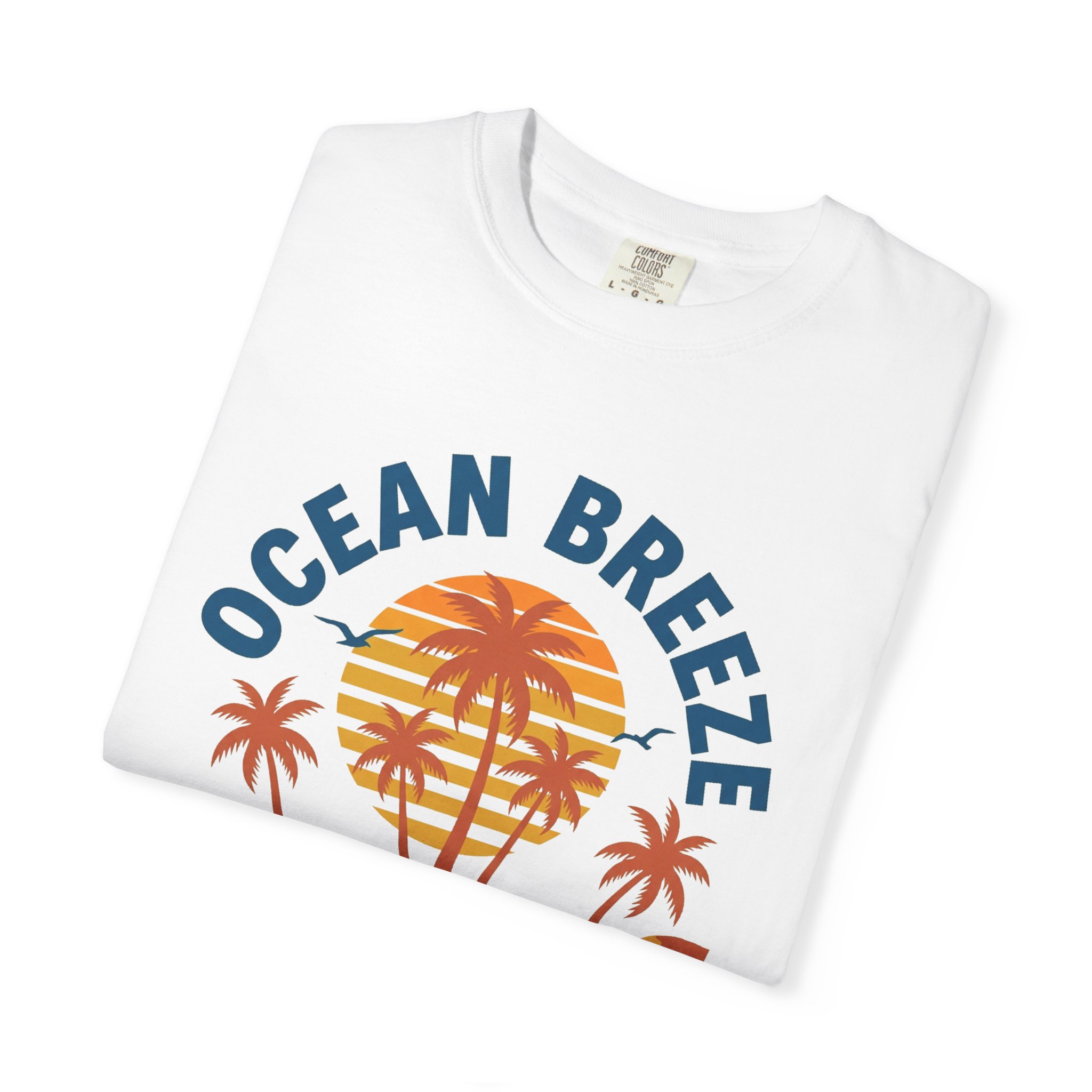 Ocean Breeze Coastal Nostalgia T-Shirt — Vintage Palm Beach Tee - Image 3