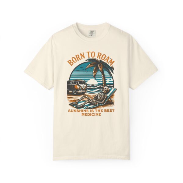 Born to Roam Beach T-Shirt — 'Sunshine Is the Best Medicine' Vintage Surf Tee