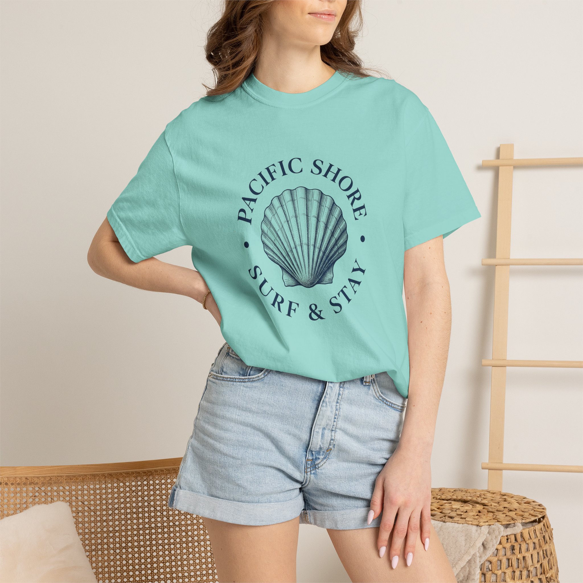 Pacific Shore Shell Tee — Surf & Stay Coastal T-Shirt - Image 4