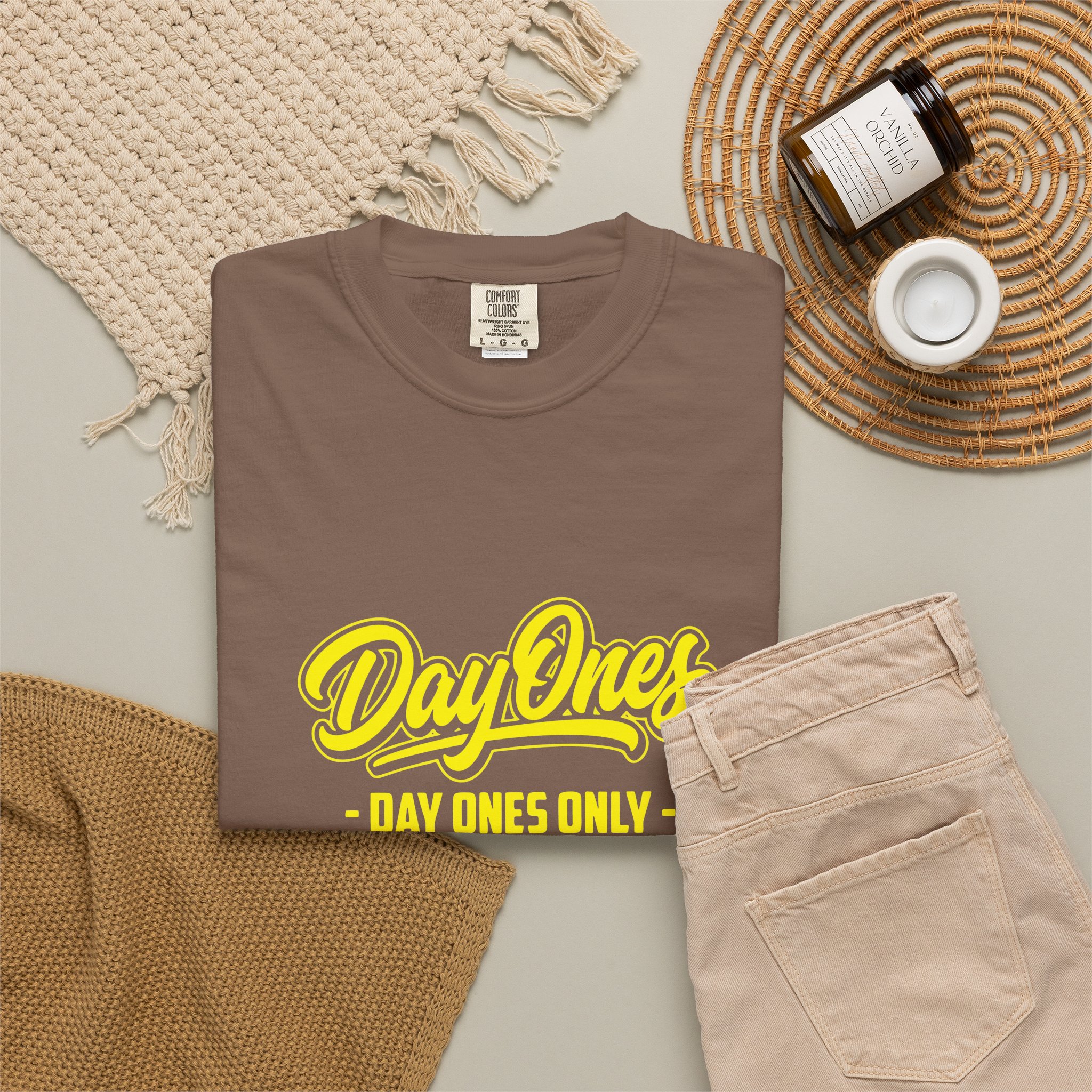 Day Ones Graphic T-Shirt — "Day Ones Only" Retro Script Tee - Image 5