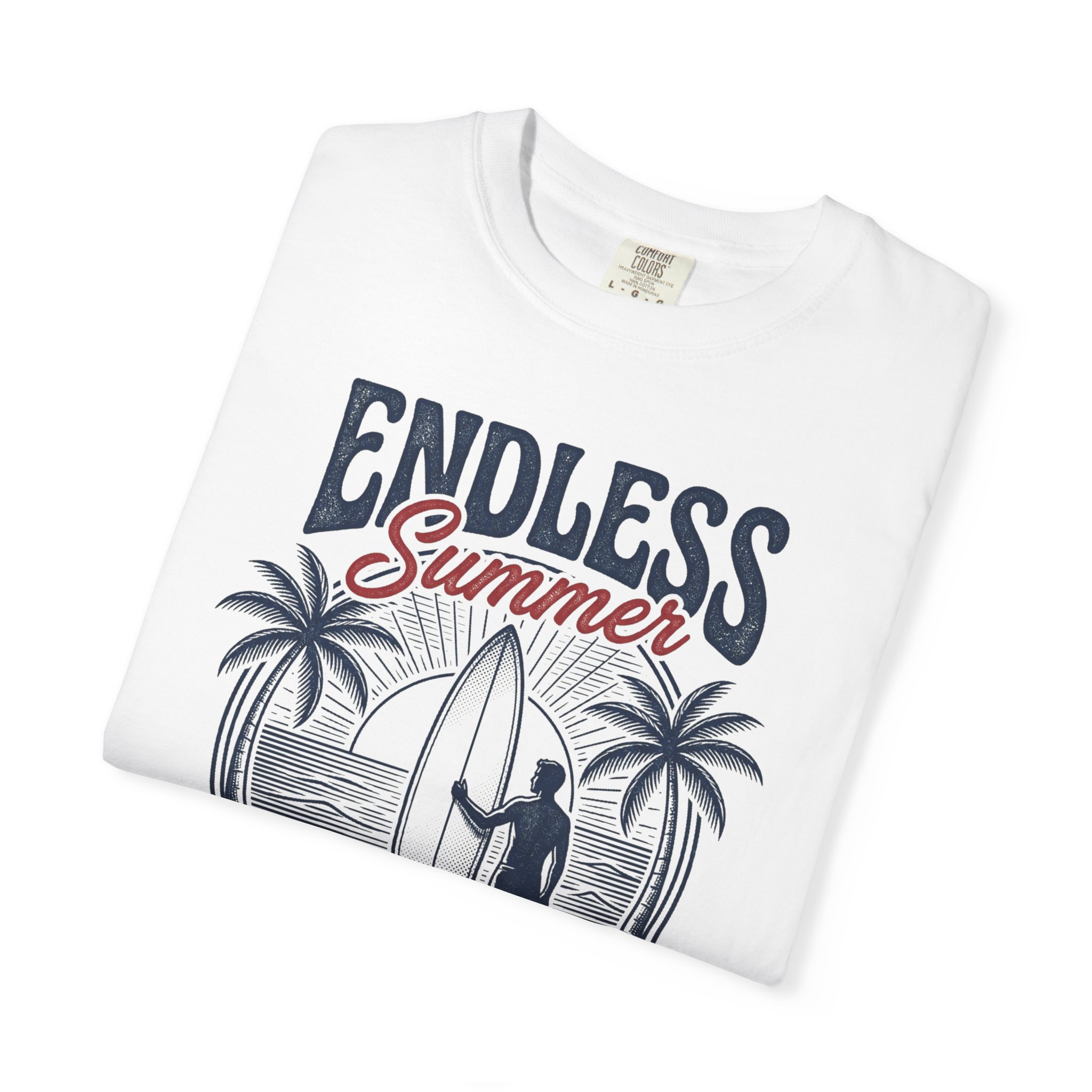 Endless Summer Surf T-Shirt — "Catch the tide while it's high" - Image 3