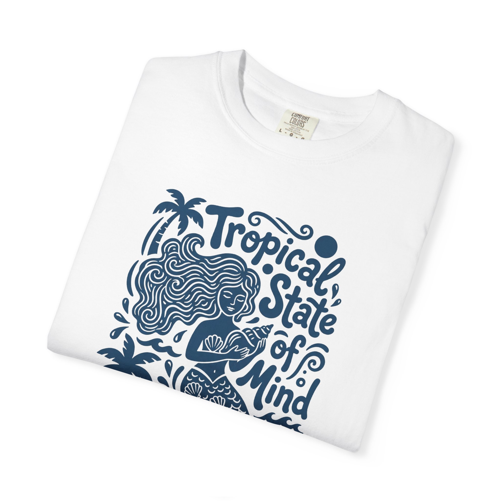 T-Shirt — "Tropical State of Mind" Mermaid Graphic Tee - Image 3