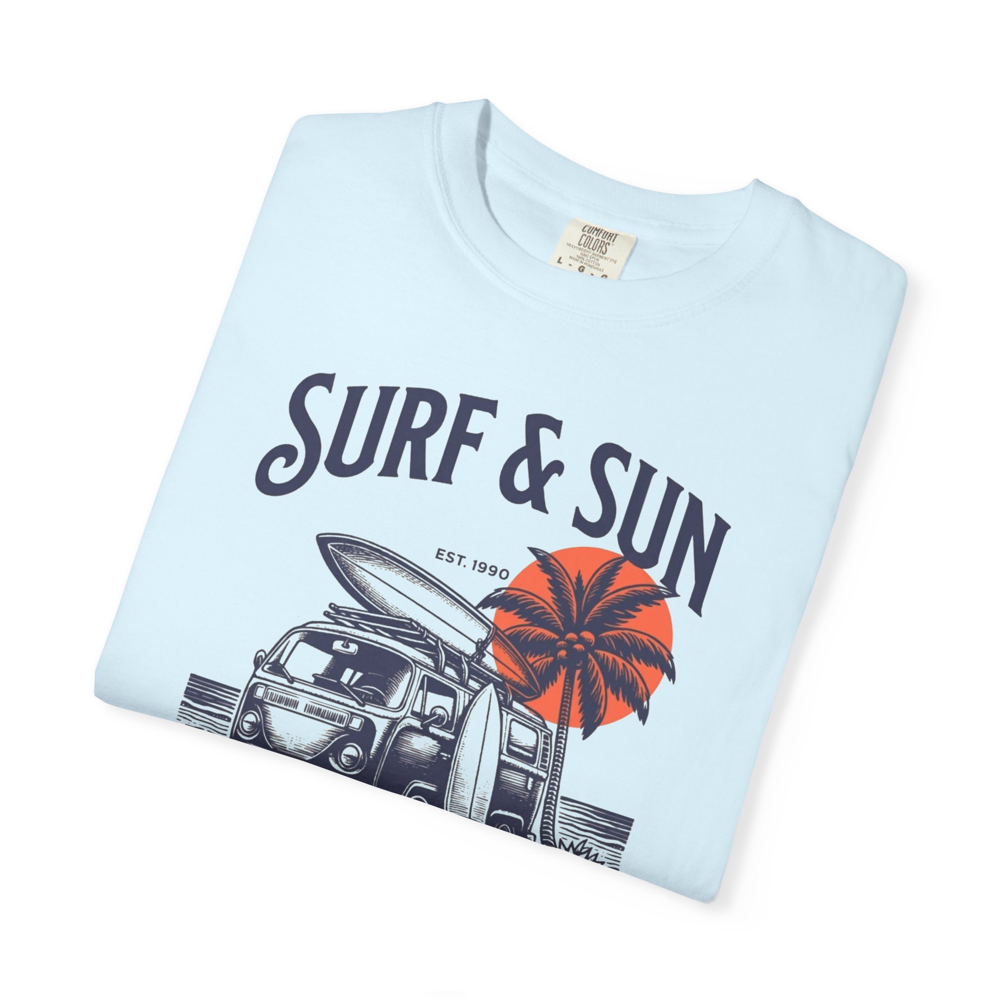 Surf & Sun Tee — Catch a Wave Vintage Van Surf T-Shirt - Image 3
