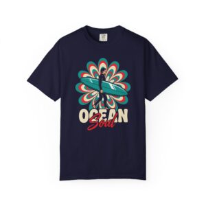 Ocean Soul Surf T-Shirt — Retro Surfer Graphic Tee