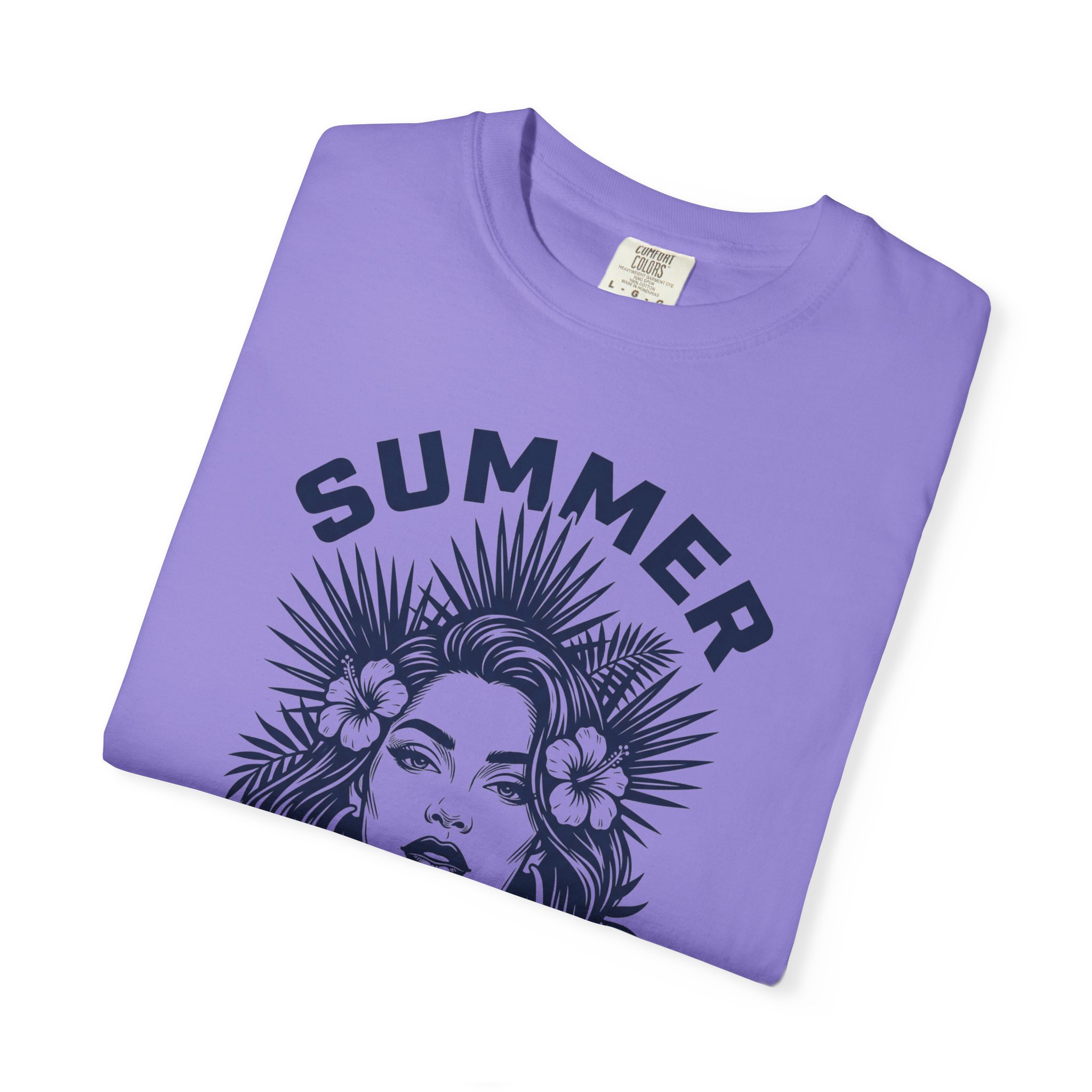 Summer Soul T-Shirt — Retro Floral Girl Graphic Tee - Image 3
