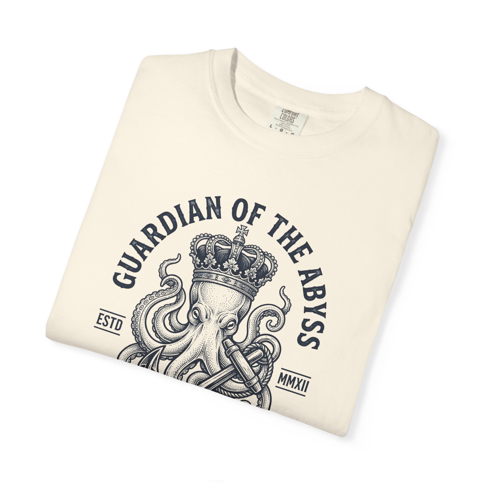 Guardian of the Abyss T-Shirt — King of the Ocean Octopus Graphic Tee - Image 3