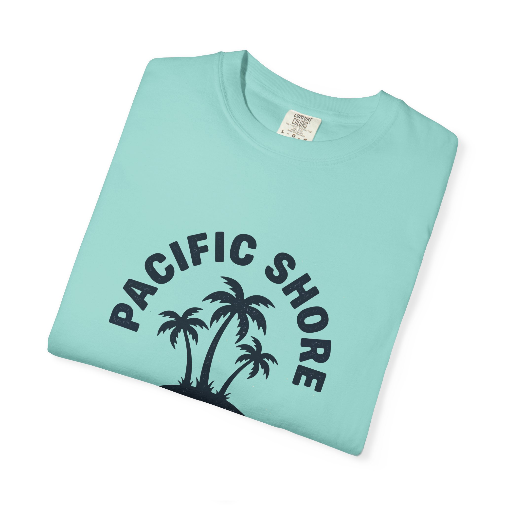 Pacific Shore Surf Co. T-Shirt — Beach Palm Island Graphic Tee - Image 3